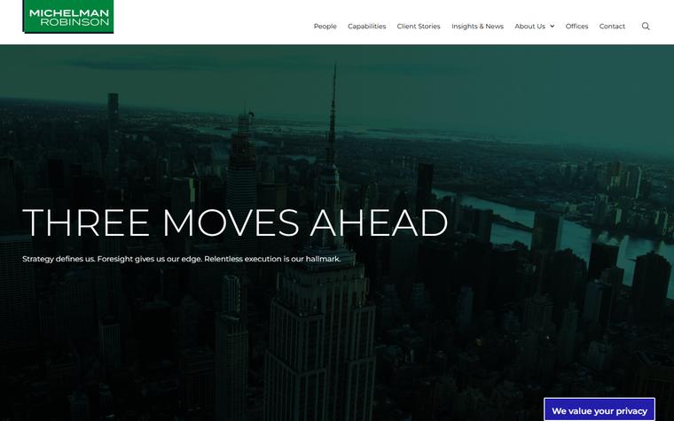 Michelman and Robinson, LLP homepage